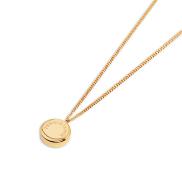 necklace paracetamol gold - paracetamol ketting goud