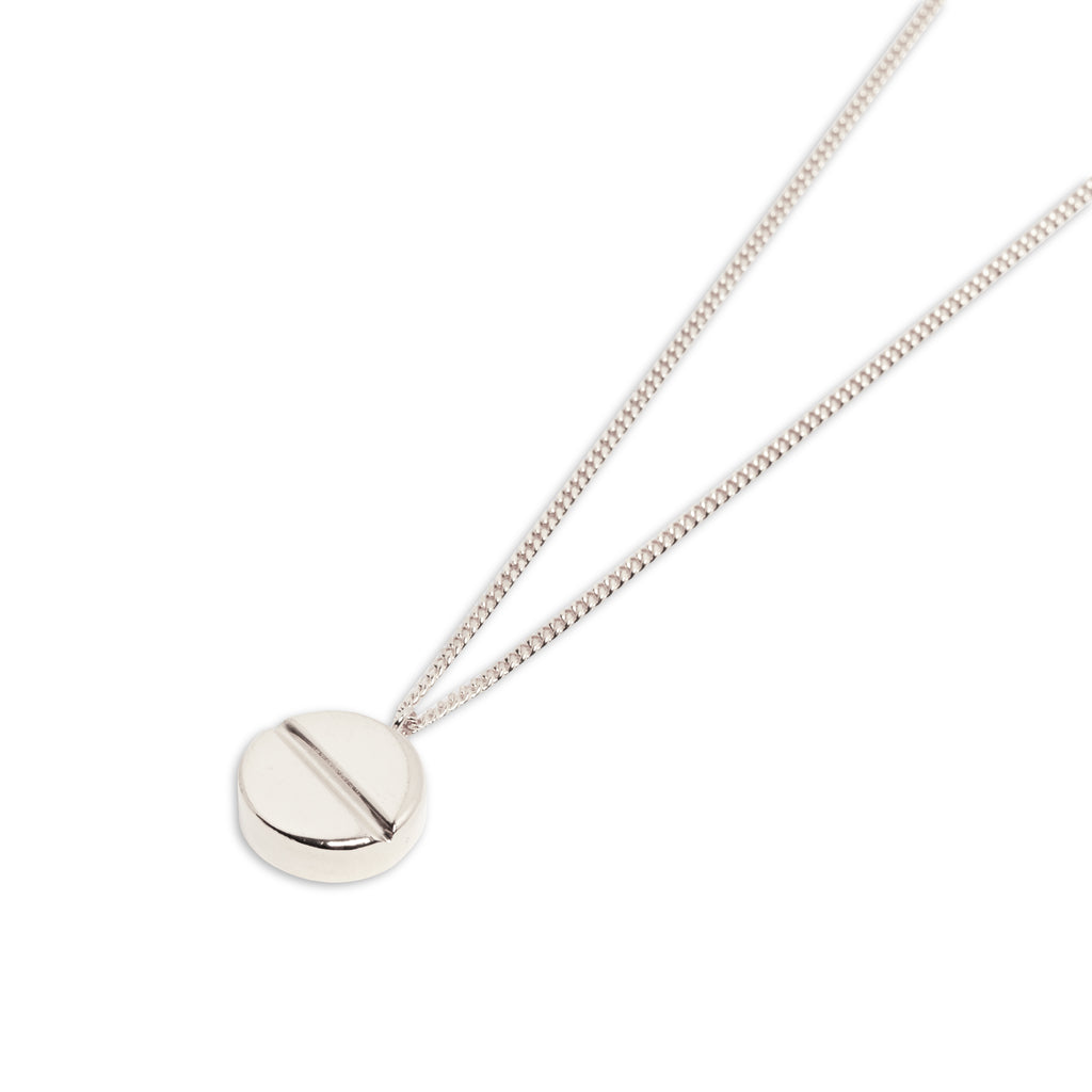 necklace paracetamol silver